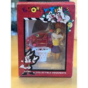 VINTAGE 1997 Lola Bunny Org Space Jam Looney Tunes Christmas Ornament NEW W/ BOX
